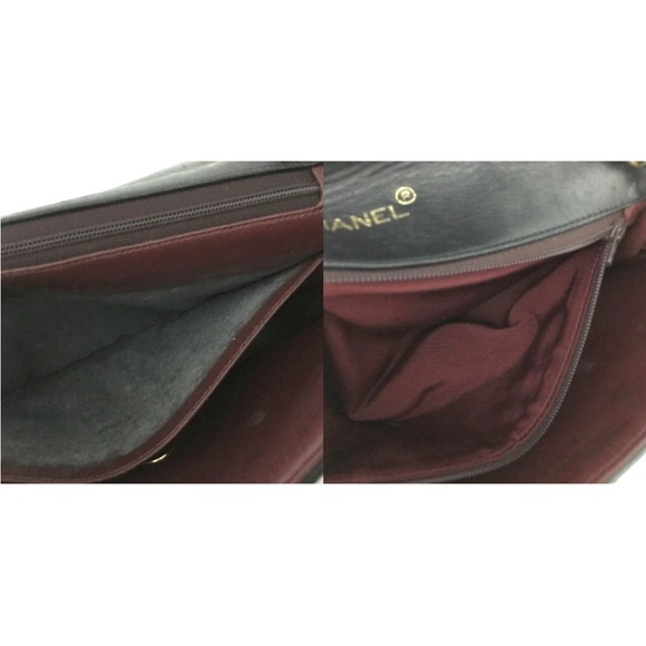 SOLD SOLD SOLD CHANEL Quilted Matelasse CC Logo Lambskin Chain Shoulder Bag - Picture 12 of 16